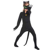 ? Popular Clothing Theme Store~ Childrens Day Stage Costume Black Cat Neutral One-Piece Animal Dance Party Kindergarten Performance Cat