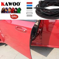 [HOT ZQQIUZWREKW 111] KAWOO รถประตูด้านข้างขอบ Scratch Crash Strip สติกเกอร์ป้องกันสำหรับ Fiat 500 500L Grand Punto Bravo Stilo รถจัดแต่งทรงผม Mouldings