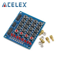 【❉HOT SALE❉】 rongjia คีย์บอร์ด4X4 Matrix สำหรับ Arduino โมดูลอาร์เรย์16คีย์ปุ่มแบบดันรสแผงปุ่มกดสวิตช์ไฟ LED 8ดวง4*4ของตกแต่งงานปาร์ตี้อุปกรณ์เสริม