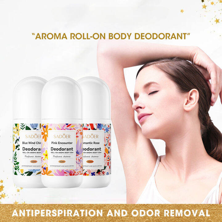 Body Deodorants Roll On Deodorant Fresh Perfume Underarm Antiperspirant Fragrance Deodorizer for