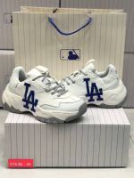 รองเท้า MLB LOS ANGELES DODGERS 32SHC1011 07W WHITE - UNISEX  พร้อมกล่องครบเซต Size36-44 รองเท้าลำลอง รองเท้าผ้าใบ รองเท้าแฟชั่น [SKUAE01]