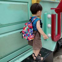 [Durable and practical] Fashionable cute 1-year-old and 2-year-old anti-lost small backpack small baby anti-lost traction bag for outing play bag