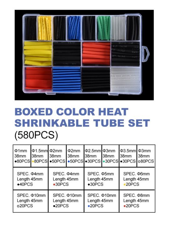 thermoresistant-insulation-heat-shrink-tube-sheath-kit-termoretractil-sleeve-cable-protector-set-black-red-for-usb-charger-cable-electrical-circuitry