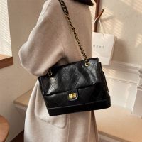 ZZOOI Brand Design Women Shoulder Bags INS Fashion Big Capacity Bag Ladies Female Handbags Korean Vintage Hasp PU Leather Message Bags