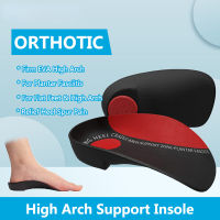 Orthopedic Insoles High Arch Supports Shoe Sole for Plantar Fasciitis Flat Feet Over-Pronation Relief Heel Spur Pain Shoe Pads2023