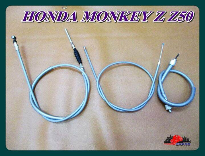 honda-monkey-z-z50-cable-set-brake-amp-throttle-amp-speedometer-high-quality-ชุดสายเซ็ต-สายเบรก-82-5-ซม-สายคันเร่ง-76-ซม-สายไมล์-40-ซม