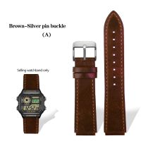 New Leather Watchband for A158W/A168/f91w/AE-1200WHD/A158/A159/A169/AE1200