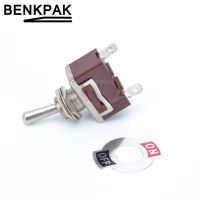 12mm 2 flat pin toggle switch on-off  could be use in -35C deg to +75 deg C Electrical Circuitry  Parts