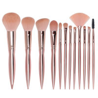 12Pcs Makeup Brush Sets Professional Cosmetics Brushes Eyebrow Powder Foundation Shadows Make Up Tools