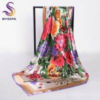 BYSIFA ผ้าโพกศีรษะผ้าพันคอคลุมไหล่สีกากีสำหรับสตรี,ผ้าคลุมศีรษะสำหรับสตรีขนาด90*90ซม. ผ้าโพกหัวมุสลิมสำหรับฤดูใบไม้ผลิฤดูใบไม้ร่วงเข้ากับทุก Syal Sutra ผ้าพันคอของผู้หญิง