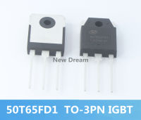 ทรานซิสเตอร์50T65 TO-3P IGBT 50T65FD1 SGT50T65FD1PN 50T65FD ใหม่ของแท้2ชิ้น5ชิ้น