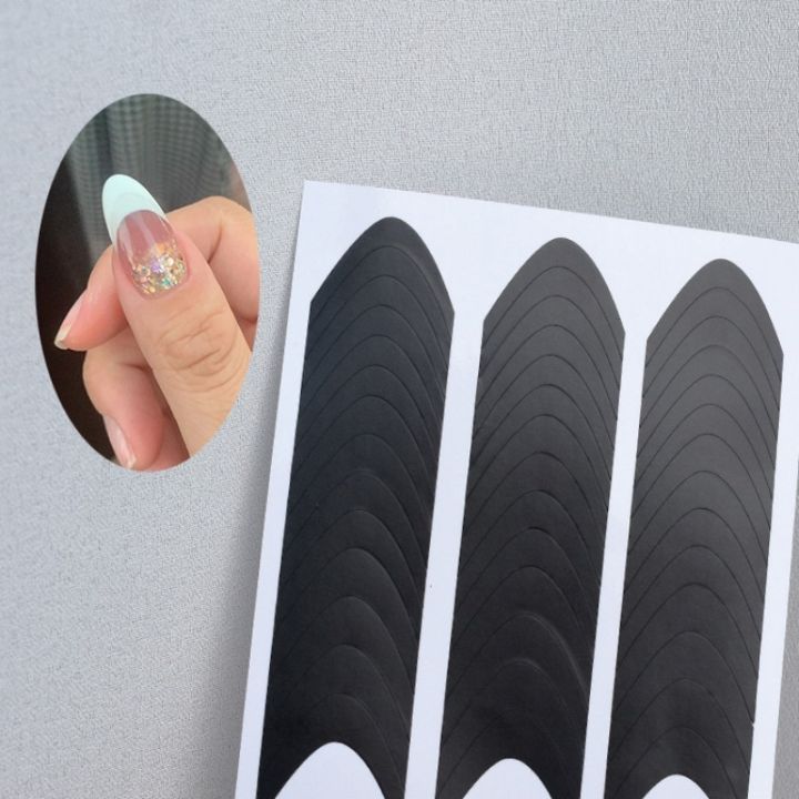 1-sheet-french-manicure-edge-auxiliary-nail-sticker-6-designs-moon-v-shape-self-adhesive-nail-tip-guides-for-diy-line-nail-tools