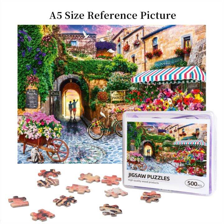 the-flower-market-wooden-jigsaw-puzzle-500-pieces-educational-toy-painting-art-decor-decompression-toys-500pcs