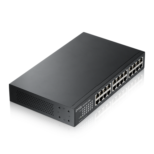 zyxel-gs1100-24e-24-port-gbe-unmanaged-switch-สวิตซ์-ของแท้-ประกันศูนย์-2ปี