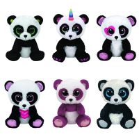 Bamboo Panda Plush Toy Pie Boom Boom Paris Panda Bear Cute Big Eyes Stuffed Animal 6 15cm Kids Toys for Children Girls Boys