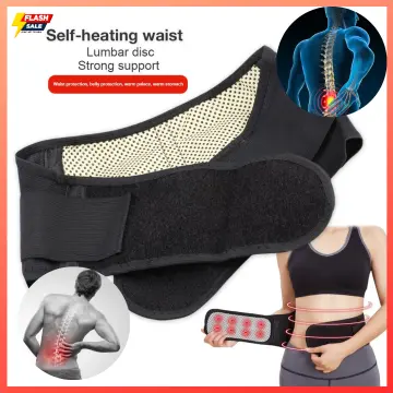 Womens Magnetic Therapy Back Brace Self Heating for Lower Lumbar