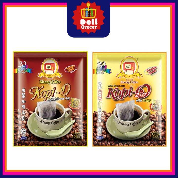 Cap Televisyen Kluang Coffee Kopi-o (20's) 