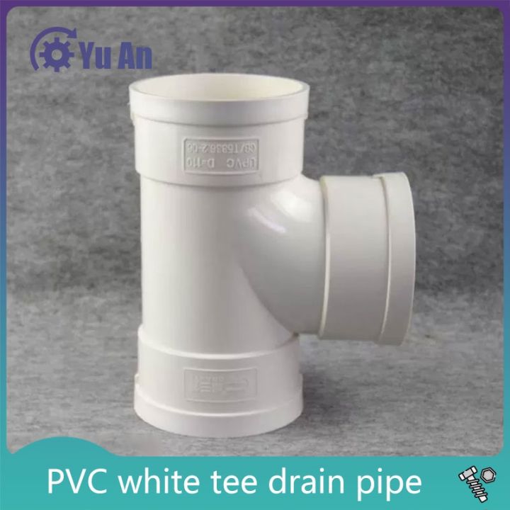 【AT】 Three way Drainage Pipe PVCDrain Pipe Tee Drain Pipe Fittings ...