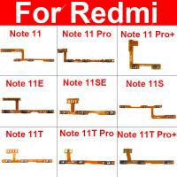 สำหรับ Xiaomi R Edmi หมายเหตุ11 11วินาที11ครั้ง11E 11SE Pro ปุ่มปรับระดับเสียงพลังงาน F LEX เคเบิ้ลด้านข้างที่สำคัญสวิทช์ควบคุมเปิดปิดปุ่มอะไหล่ซ่อม