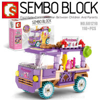 บล็อกตัวต่อรถร้านค้า SEMBO BLOCK 601210 จำนวน 110 ชิ้น