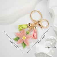 Butterfly Keychain Butterfly Pendant Keychain Flower Keychain Dropping Oil Butterfly Keychain Simulated Flower Keychain