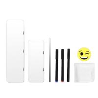 Monitor Side Memo Board Dry Erase Magnetic Whiteboard Writable on Both Sides Computer Side Panel Memo with Pen and Sponge Computer Monitor Accessories for Home Desk Workplace attractive