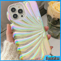 เคสโทรศัพท์ป้องกันกล้องหลากสีเปลือกแฟชั่น3มิติสำหรับ IPhone 14 13 12 11 Pro Max สุดหรูกันกระแทกฝาครอบด้านหลัง