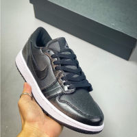 AU New HOT 【 Original 】 J0dn- 1 Low O G Golf "Black Croc-" รองเท้าบาสเก็ตบอลแฟชั่นทุกการแข่งขันรองเท้ากีฬาลำลองสำหรับผู้ชายและผู้หญิง