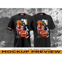 New Summer Short sleeved T-shirt with large-sized Naruto Uchiha Itachi cartoon pattern, Harajuku style, suitable for both men and women. fashion versatile t-shirt