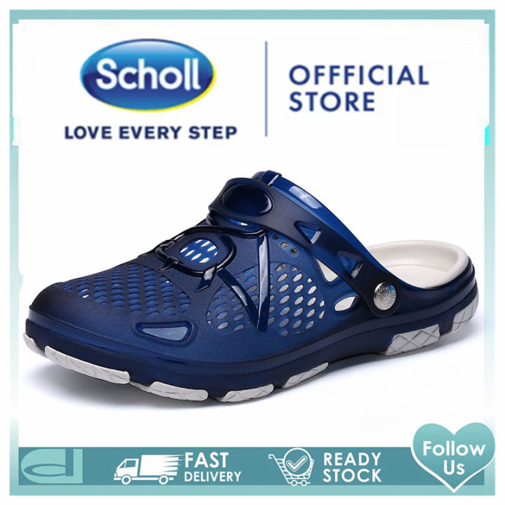 scholl-รองเท้าแตะสำหรับนวดรองเท้าแตะสไตล์ใหม่และรองเท้าแตะสำหรับผู้ชายรองเท้าแตะเพื่อสุขภาพบ้านพื้นแบนด้านนอกสวมใส่ได้ทุกแบ-รองเท้าสกอลล์-nbsp-รองเท้าสกอ-สกอล์-scholl-รองเท้าสกอลล์-scholl-รองเท้า-scho