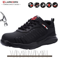 ZAPATOS DE TRABAJO DE SEGURIDAD LARNMERN Para Hombre, De Punta De Acero, Ligeros, Transpirables, Antideslizantes, Antiestáticos, Protectores Para Zapatos