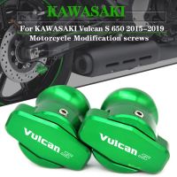 สำหรับ KAWASAKI Vulcan S 650 2015-2021อุปกรณ์ CNC รถจักรยานยนต์ฝาครอบหลอดสวิงอาร์มยืนเลื่อนสกรู