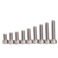 M1.4 M1.6 DIN912 304 Stainless Steel Hexagon Socket Head Cap Screws Hex Socket Screw 3-20mm