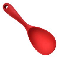 ☢✿ Silicone Rice Spoon Silica Gel Durable Domestic Spoons Non-stick Kitchen Tableware