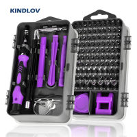 KINDLOV 115 In 1 Screwdriver Set Magnetic Screwdriver Bits Repair Phone PC Tool Kit Precision Torx Hex Screw Driver Hand Tools