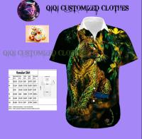 Jungle Cheetah 2023 Summer and Autumn Hawaiian Shirt High Quality, Unisex, Size S-3XL