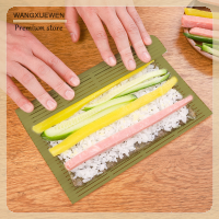 [COD] ม้วนซูชิ Kimbap เครื่องมือซูชิพลาสติกสีเขียวขนาดใหญ่เครื่องมือทัพพีตักข้าวแบบ Diy เสื่อไม้ไผ่ม้วนซูชิอุปกรณ์บ้านครัวเครื่องซูชิ