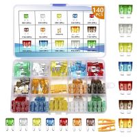 140pcs automotive fuse combination kit  blade type automotive fuses - standard and mini  automotive/marine replacement fuses Electrical Circuitry Part