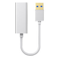 Valeriee อะแดปเตอร์อีเทอร์เน็ตความเร็วสูงพกพาได้ที่เสียบได้ USB 3.0เป็น2.5Gbps ตัวแปลงสายต่ออินเทอร์เน็ตระบบ LAN สำหรับตัวแปลงเครือข่ายคอมพิวเตอร์ประหยัดพื้นที่