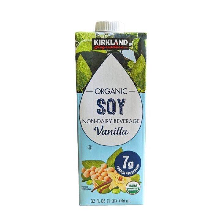 Kirkland Signature Original Organic Soy Milk Vanilla 946mL Lazada PH