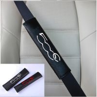 2pcs PU Fashion Car Seat belt shoulder Pads Car Seat Belt Cover for Fiat 500C