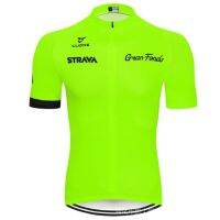 Pro2021 STRAVA Mens short sleeve cycling jerseys Wave point Bike Clothing shirts MTB Quick dry Bicycle Wear Ropa Ciclismo Hombre