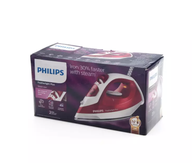 philips-featherlight-plus-เตารีดไอน้ำ-รุ่น-gc1426-สีแดง-1400w