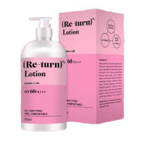 Re-Turn Lotion รีเทิร์น-โลชั่น SPF60PA+++ ปริมาณ 500ml. ( 1 ขวด )