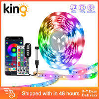 LED Light Strip, Music Synchronized Color Changing RGB5050 ,Phone App Remote Control , LED Light Rope RGB Led tape 6M 12M 15M