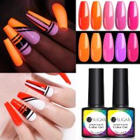 Gel Neon Color Nail Art Gel Polish for Nails UV Gel Colorful Gel Soak Off Nail Art Base Top Coat