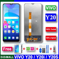 6.51 "Original สำหรับ VIVO Y20 Y20s Y20i จอแสดงผล LCD Touch Screen Digitizer Assembly V2029 V2027หน้าจอ LCD เปลี่ยนเครื่องมือฟรี