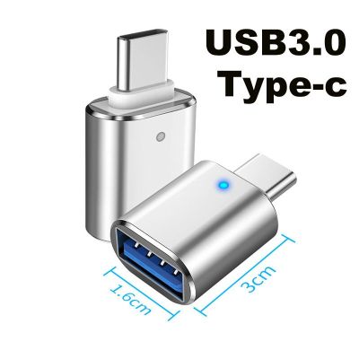 USB 3.0เป็นชนิด C อะแดปเตอร์ OTG USB ชนิด C ตัวผู้-ไมโคร USBตัวเมีย USB ตัวเมีย Samsung แปลงสำหรับ Macbook ขั้วต่อ OTG USBC