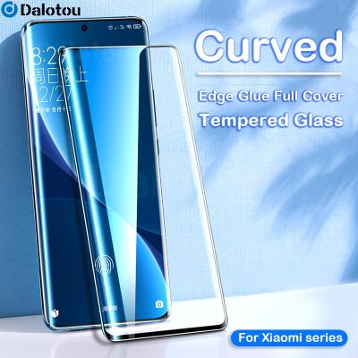 ✲₪❂ Full Cover Curved Tempered Glass For Xiaomi Mi 12 11 10 Ultra Pro Screen Protector On Xiaomi Mi Note 10 Lite CC9 Pro MIX 4 Film