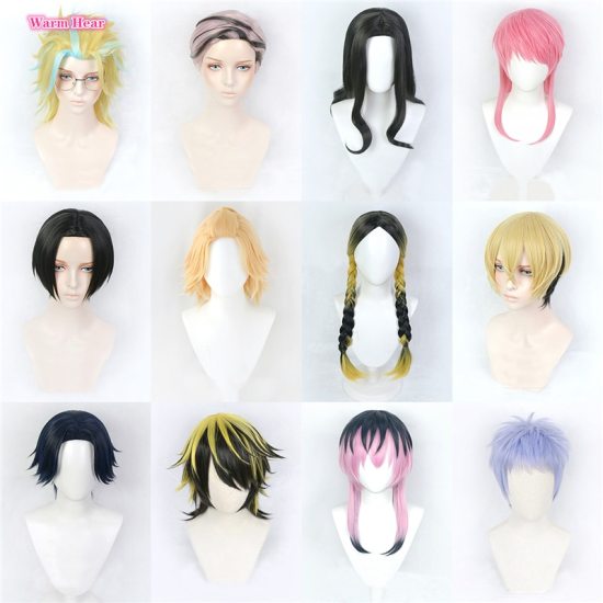 Tóc giả hóa trang anime tokyo revengers haitani rindo chất lượng cao tóc - ảnh sản phẩm 1
